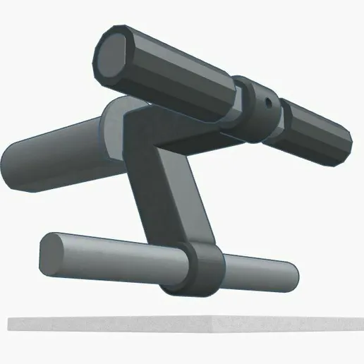 3D designed Tib Bar for Olympic weights